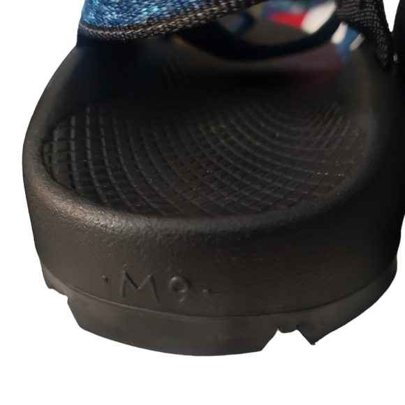 Chaco Men's z1 Cloud Sandals Blue Toe Loop Vibram Sole sz 9 - Picture 6 of 7